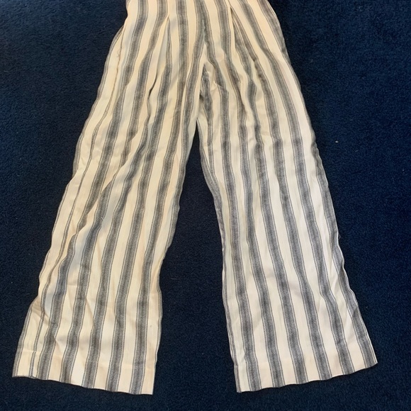 Boho Moon & Skye Blue & Cream Striped Pants - Picture 2 of 4
